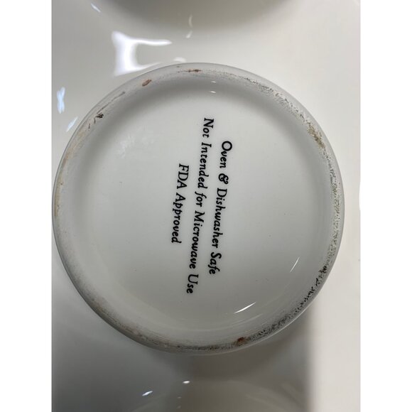 Ceramic Fall Leaves Muffin Pan Design 6-Cup By Certified International seasonal - Picture 8 of 11